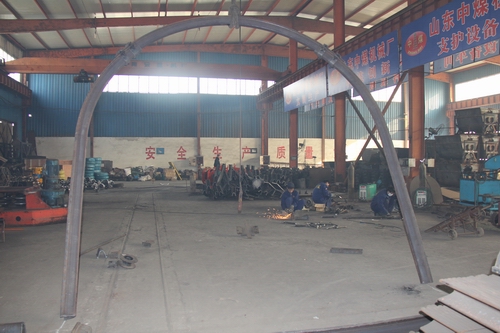 U型鋼支架的施工工藝過程