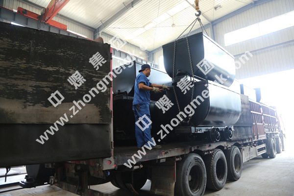 中煤集團(tuán)一批固定式礦車(chē)發(fā)往山西靈石縣